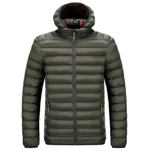 Hombres moda nuevo diseño invierno Puffer Chaqueta brillante cálido acolchado venta al por mayor burbuja Bomber Puffer chaqueta - Product Image 2