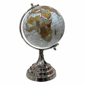 CALVIN HANDICRAFTS' Nautical Steel Antique Educational Globe for <b>Geography</b> Enthusiasts - Product Image 4
