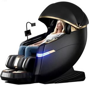 Fauteuil de massage commercial de luxe à gravité zéro, corps entier, avec airbags, fonction de décompression, musique, rouleaux pour les fesses, grand écran intelligent - Product Image 1