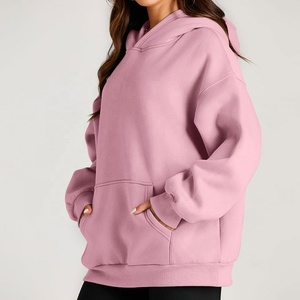 Plain Pullover Hoodie Ladies Hooded Top Casual Hoody Thermal Customized Best High Quality Women's Hoodie - Product Image 2