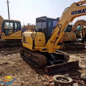 รถขุดขนาดเล็ก Komatsu PC56 มือสอง กำไรสูง ราคาถูก 5-6 ตัน พร้อมมอเตอร์ เครื่องยนต์ เกียร์ ปั๊มเกียร์ ลูกปืน PLC - Product Image 1