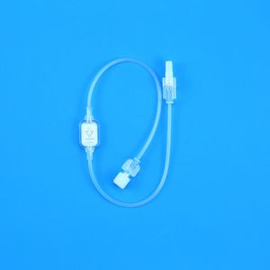 Reusable Stainless Steel T Port IV Extension <b>Tubing</b> Veterinary Use Micro Bore Set for Horse Dog Guinea Pig Injection Infusion - Product Image 2