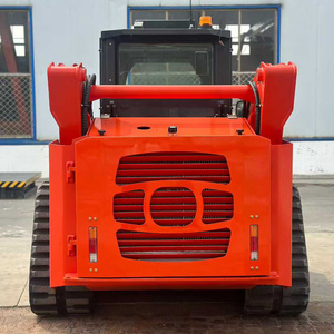 China Large 1500kg Tracked Skid Steer Diesel Hydraulic <strong>Loader</strong> High Flow Skid Steer <strong>Loader</strong> With Ac Cab Bucket - Product Image 6