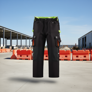 กางเกง Terrax Workwear Softshellhose รุ่น Gr.58 สีดำ/เขียวมะนาว พร้อมแถบสะท้อนแสงและไฟ  สินค้าส่งเสริมการขาย - Product Image 3