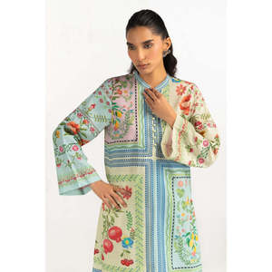 ชุดเซ็ตสไตล์โบฮีเมียนสำหรับผู้หญิง ผ้าฝ้ายผสมวิสโคส พิมพ์ลาย ระบายอากาศได้ดี เหมาะสำหรับฤดูใบไม้ผลิ/ฤดูร้อน รุ่น IPST-77228 - Product Image 2