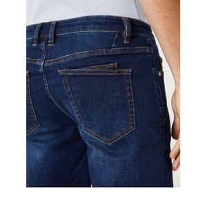 Shorts Vaqueros Rectos para Hombre, Casuales, Transpirables, Ecológicos, de Secado Rápido, Lavado Claro, Cintura Alta, Verano, Logotipo Personalizado - Product Image 4