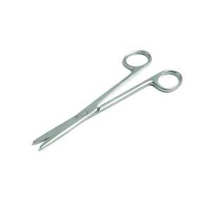 Tijeras de Mayo operativas de un solo uso de grado quirúrgico, Punta curva, tijeras quirúrgicas médicas desechables de acero inoxidable para clínicas - Product Image 1