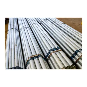 Proveedor indio que vende tubo de acero redondo galvanizado por inmersión en caliente de espesor 60OD-1.80MM Gi Pipe Tubo de acero pregalvanizado a bajo precio