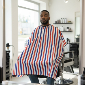 Capa de Peluquería de Diseño Moderno con Cierre Ajustable, Capa de Peluquería Informal para Venta en Línea - Product Image 2