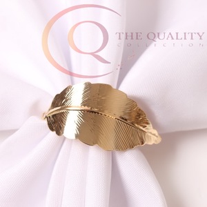 Anneaux de serviette décoratifs en métal de luxe moderne pour la décoration de table de mariage, accessoires de repas écologiques - Product Image 3