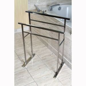 Porte-serviettes en fer fonctionnel, idéal pour une utilisation quotidienne dans la salle de bain, avec un rangement suspendu fiable - Product Image 6