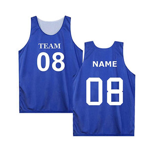 Maillot de basket-ball personnalisé gilet de sport réversible ajouter n'importe quel numéro de nom d'équipe maillot personnalisé pour hommes - Product Image 3