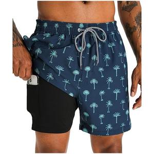 Quick Dry <b>Swim</b> Surf Beach <b>Board</b> <b>Shorts</b> for Men Custom Logo Summer Wear Mesh Lining Elastic Waist Surf <b>Trunks</b> - Product Image 3