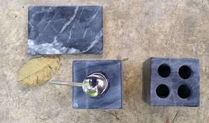 Premium Quality Resin Bathroom Set Organizer Handcrafted Hot Selling Accessories Including Toothbrush Holder Available - Product Image 6