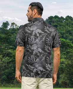 Polos pour hommes chemises de golf extensibles à séchage rapide chemises de golf à impression décontractée polos pour hommes à manches courtes du Pakistan - Product Image 4