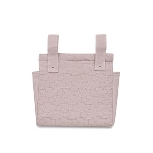 Borsa per pannolini 100% cotone - Mod. Estrellas Museline Rosa Scuro: Soluzione Chic e Pratica - Product Image 1