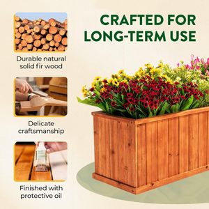 Jardinera de Madera de Pino de Vietnam, Ecológica y de Alta Calidad para Flores/Plantas Verdes - Product Image 3