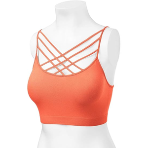 Soutien-gorge de sport dos nu haut élastique sans couture Yoga soutien-gorge de sport pour les femmes, nouveauté 2025 - Product Image 4