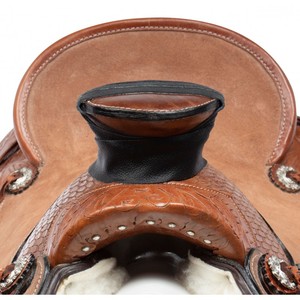 Nouvelle selle de cheval western toutes les tailles disponibles en cuir arbre Style MIX couleur marron Origine Type Western Race Riding Place modèle LLT - Product Image 5