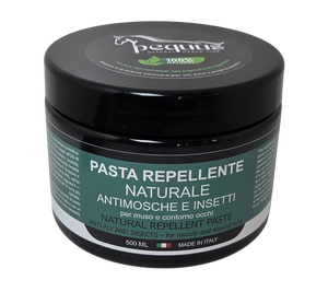 Pâte Répulsive Naturelle Contre les Insectes pour Chevaux - Muserolle et Yeux - Huiles Essentielles de Neem - Marque Privée OEM - Fabriqué en Italie - Product Image 3