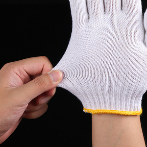 Gants de travail blancs Jacquard en nylon épaissi pour la protection du travail Fil de coton latex résistant à l'usure pour l'hiver XL - Product Image 3