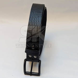 Croc Embossed <b>Leather</b> <b>Belt</b> Adjustable Fit Trendy Style For Men And Women Designer Croc Embossed <b>Leather</b> <b>Belt</b> - Product Image 6
