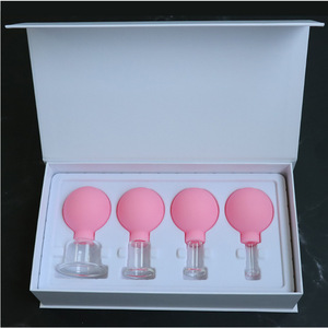 Gobelets de <span class=keywords><strong>Massage</strong></span> en caoutchouc, lunettes sous vide pour le visage et la peau, Lifting du corps, ventouses en verre Anti Cellulite, ventouses chinoises - Product Image 3