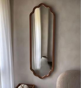 Handmade Art Deco Asymmetrical Full Length Wooden Wall <b>Mirror</b> Eco-Friendly Traditional Frame Home Decor at Best Price - Product Image 3
