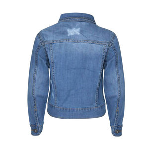 Chaquetas Vaqueras para Mujer OEM, Chaqueta Informal de Mezclilla para Mujer, Chaqueta de Otoño, Abrigo Vaquero con Botones, Chaqueta Vaquera Extra Grande para Damas - Product Image 3