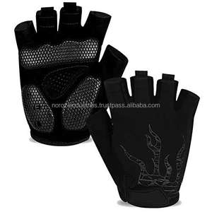 Guantes Deportivos para Ciclismo, Guantes de Bicicleta Acolchados de Medio Dedo, Antideslizantes, Transpirables y Absorbentes de Impactos para Hombre/Mujer - Product Image 3