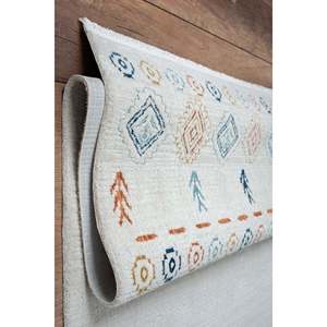 Tapis d'intérieur multicolore moderne HL001 de Netline Home Depot, 100 % polyester, anti-peluches, facile à nettoyer et durable pour la chambre à coucher et le bureau - Product Image 1