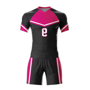 Diseña tu propio uniforme de voleibol sublimado de manga corta - Product Image 3
