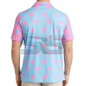 Camiseta Polo de moda para hombre con tela que absorbe la humedad, estilo de Golf de verano de alta calidad hecho a medida - Product Image 6