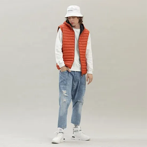 ¡Novedad de 2025! Chaleco acolchado de lana con logotipo personalizado, Chaqueta corta impermeable transpirable para ropa informal de invierno - Product Image 4