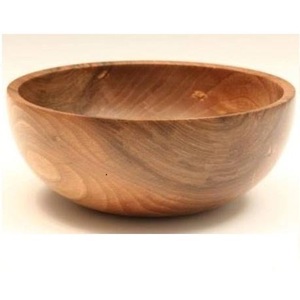 High Quality Natural Acacia Salad Bowl and Handicraft Natural Wooden Color for Kitchenware Wood Bowl Hot Sale Product - Product Image 2