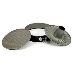 Molde para Donuts Antiadherente de Acero Inoxidable de 26 cm Happy Hour con Banda de Apertura 05026 Guardini, Bandeja y Plato para Hornear en Gris Negro - Product Image 2