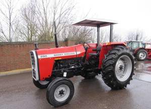 Tracteurs à roues d'occasion Massey Ferguson MF390/MF385/MF290 120 CV avec moteur Cummins, équipement agricole pour inspection vidéo - Product Image 3