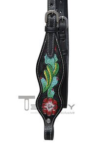 หมวกหนังวัวทนทานแบบตะวันตกพร้อมฮาร์ดแวร์สแตนเลสสำหรับขับขี่จากผู้ผลิตขายส่ง - Product Image 3