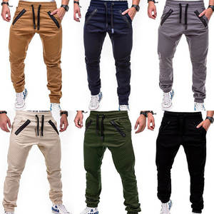 Pantalon de jogging décontracté à taille élastique pour hommes Streetwear personnalisé avec service OEM Méthode de tissage non tissé - Product Image 4