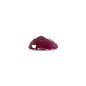 Pierre précieuse en rubis non montée, 4,97 carats, émeraude facettée, taille ovale, saphir naturel, couleurs vert optique, rouge, rose, calibré, certifié IGI - Product Image 2