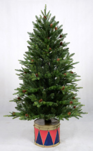 Mini y Pequeños Árboles de Navidad Decorados con Adornos de 45–120 cm – Proveedor de Árboles de Navidad Festivos Preiluminados en Maceta - Product Image 1