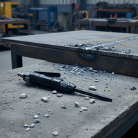 Ciseau pneumatique droit de qualité industrielle pour le décapage de la rouille et le débitrage des scories de soudure