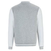 Blouson de baseball pour homme de haute qualité, 100 % coton, personnalisé, style Letterman, col montant, en polaire longue, pour l'hiver, offre en gros
