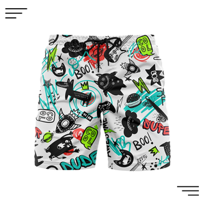 Hawaiian Men Short Gym Shorts Man Designer <b>Swimsuit</b> Men's <b>Surf</b> Shorts De Playa <b>Swimsuits</b> Man Bodybuilding Posing Muay Thai Short - Product Image 5