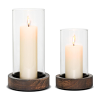 Support votif de pilier de bougie en métal moderne au toucher luxueux pour la décoration de mariage saisonnière de vacances pour Noël par Ambience Lifestyle