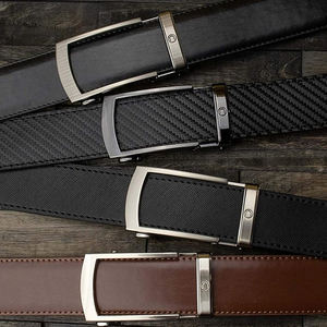 Ceintures en cuir décontractées pour hommes, fabriqués directement sur mesure, design unique, nouveau design de peau de vache, ceintures en cuir personnalisées en gros - Product Image 3