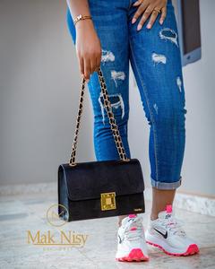 Bolso de Hombro ESURU con Estampado Animal, Piel Sintética, Tamaño Mediano, con Cierre de Seguridad para Mujer - Product Image 1