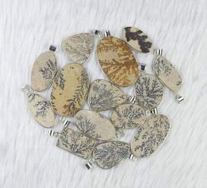 Colgante de ágata de dendrita de psilomelano Chapado en plata de ley 925 sólida para mujer, amante de la naturaleza, joyería hecha a mano, proveedores al por mayor - Product Image 6