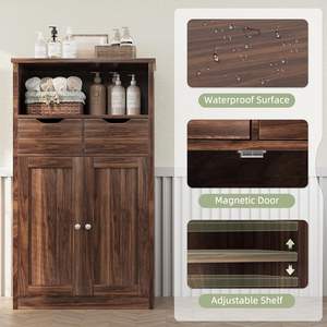 Armoire <span class=keywords><strong>de</strong></span> rangement <span class=keywords><strong>de</strong></span> <span class=keywords><strong>salle</strong></span> <span class=keywords><strong>de</strong></span> <span class=keywords><strong>bain</strong></span> autoportante avec étagères et organisateur <span class=keywords><strong>de</strong></span> <span class=keywords><strong>meuble</strong></span> en bois avec <span class=keywords><strong>tiroirs</strong></span> pour <span class=keywords><strong>salle</strong></span> <span class=keywords><strong>de</strong></span> <span class=keywords><strong>bain</strong></span> ou cuisine - Product Image 3