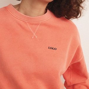 Conjunto de Sudadera con Capucha y Pantalones Deportivos Impermeables Ecológicos de Algodón 100% con Logotipo Personalizado para Mujer para Invierno - Product Image 2